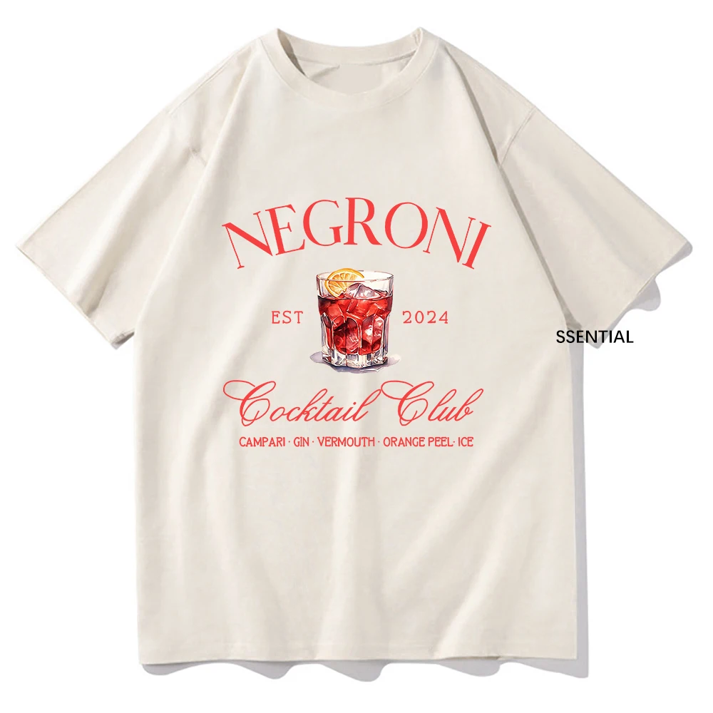 Street Fashion Jersey - Negroni Social Club T-Shirts Mode Mannen/Vrouwen