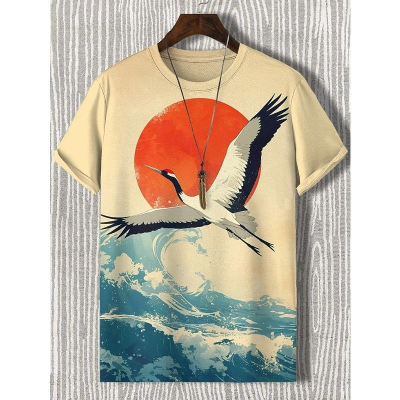Street Fashion Of Japan - Japan Harajuku Straat Retro T-shirt Herenkleding