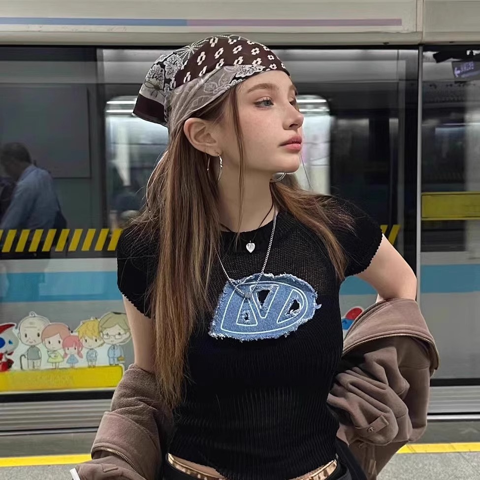 Girl Fashion Street - Retro Amerikaanse stijl hoofddoek hoofdband decoratie