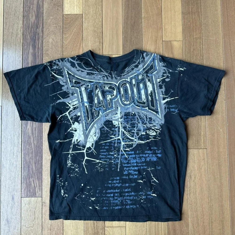 Street Fashion Graffiti - Trendy streetstyle T-shirt met print, korte