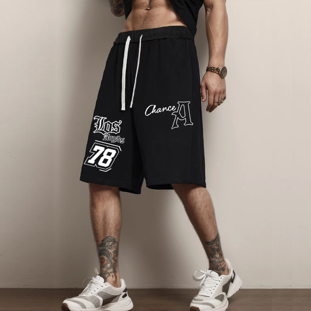 Street Fashion Los Angeles - Los Angeles Print Shorts Zomer Jogging