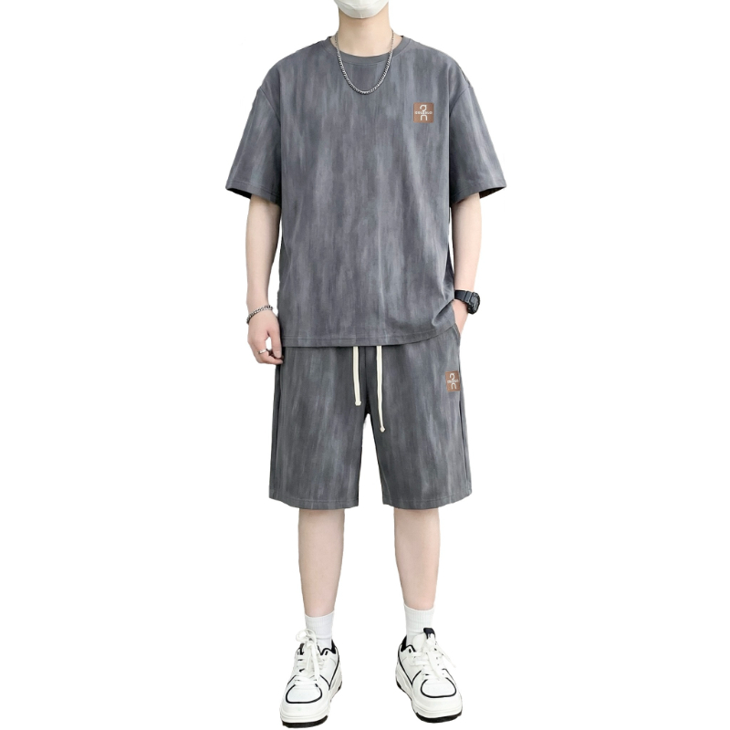 Street Fashion Us - 【T-shirt + 5-punts shorts】 T-shirtset voor