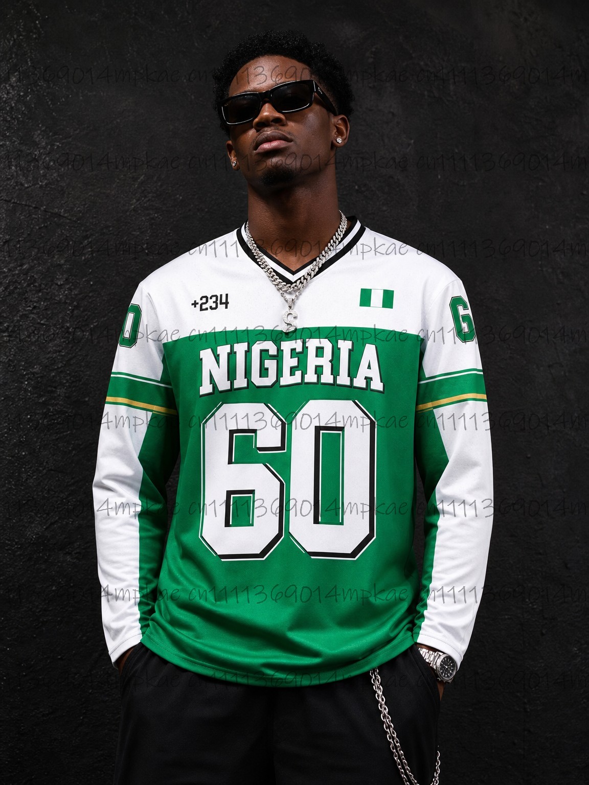 Street Fashion Us - Nieuwe Herenmode Hiphop Streetstyle T-shirt Niger