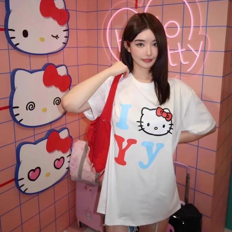 Street Fashion Us - Sanrio zomer T-shirt met korte mouwen,