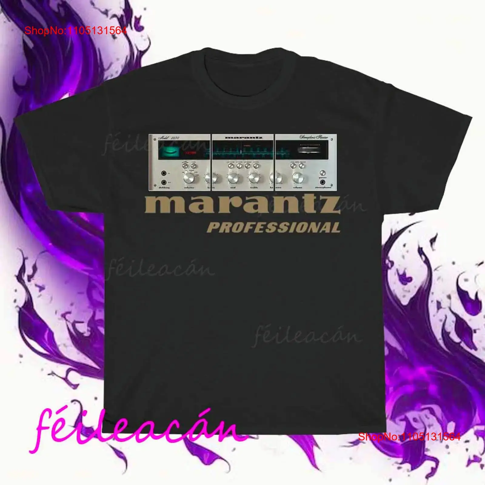 Street Fashion Logo - Gloednieuw Marantz Versterker Logo Amerikaans T-shirt