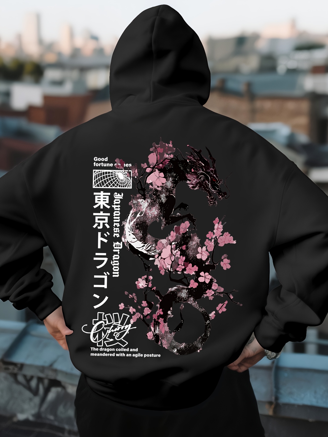 Street Fashion Asian - Heren hiphop sport hoodie esthetische Japanse