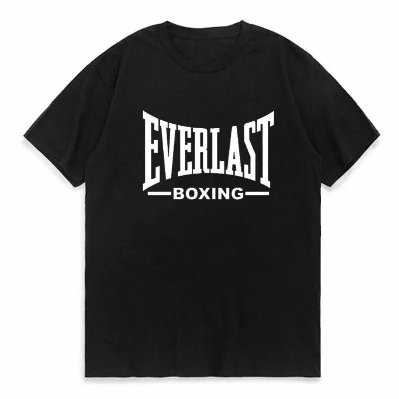 Street Fashion Logo - Plus Size EVERLAST BOXING Logo T-shirt