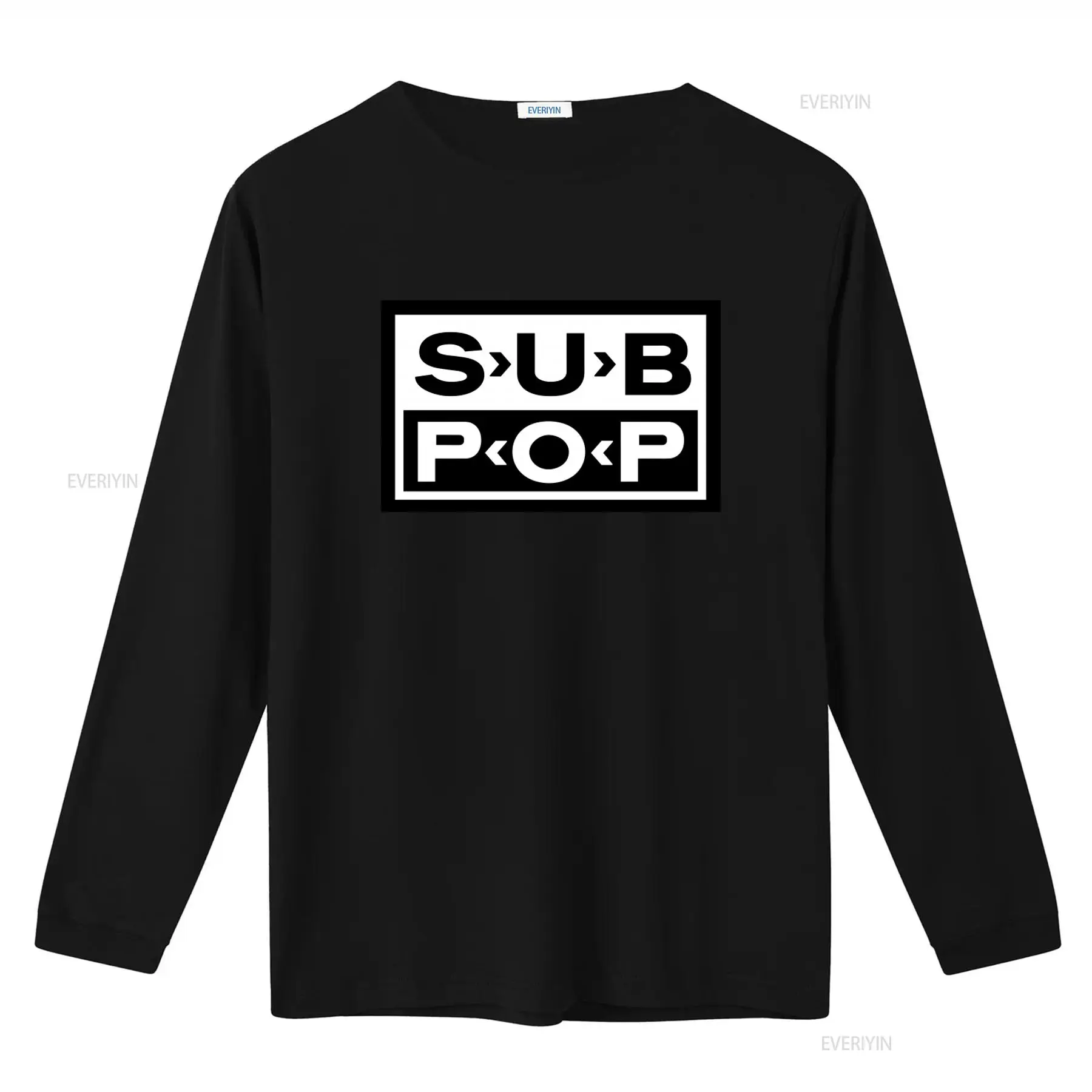 Sub Pop Logo T-shirt Zwart met - Street Fashion Logo recensie en prijs