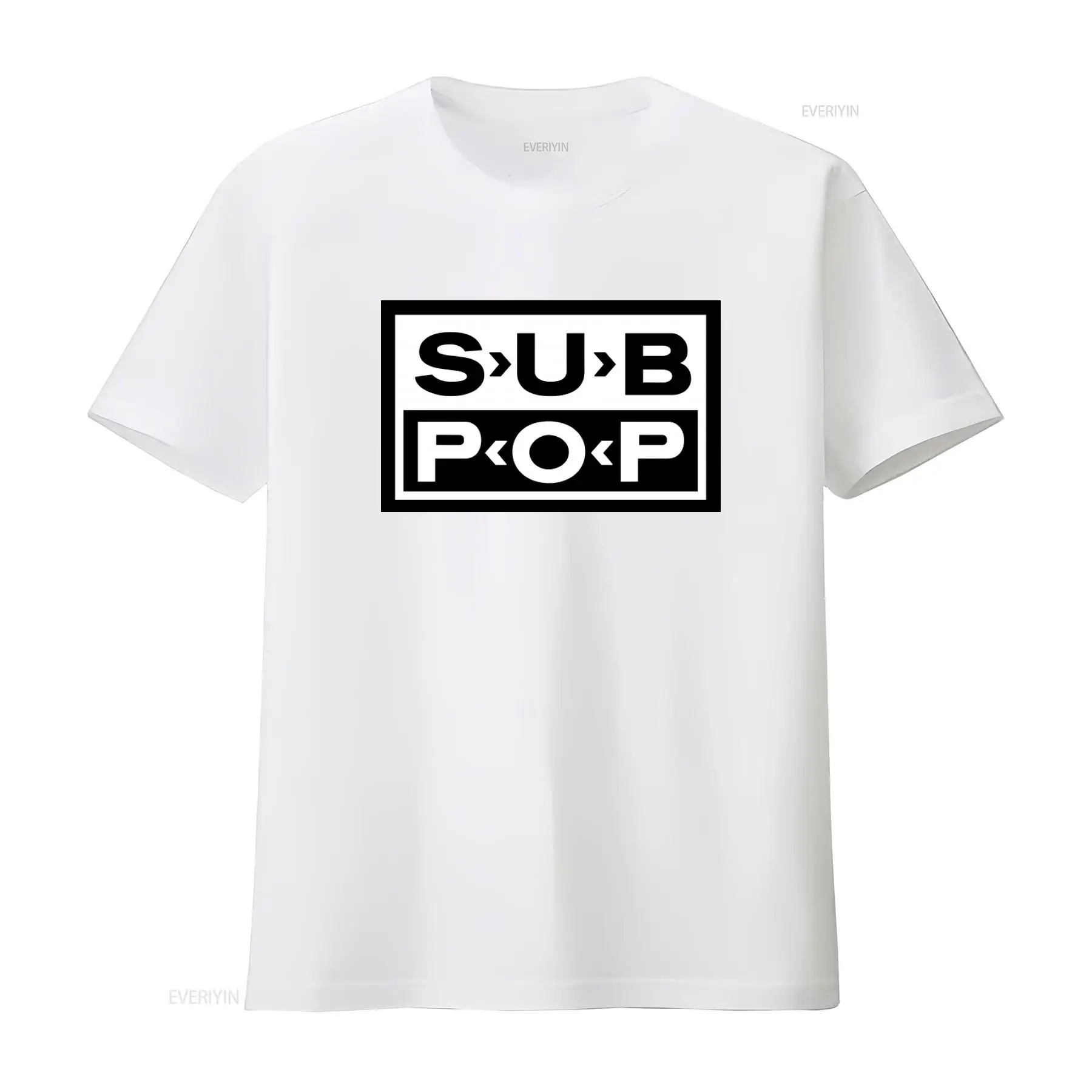 Sub Pop Logo T-shirt Zwart met - Street Fashion Logo recensie en prijs
