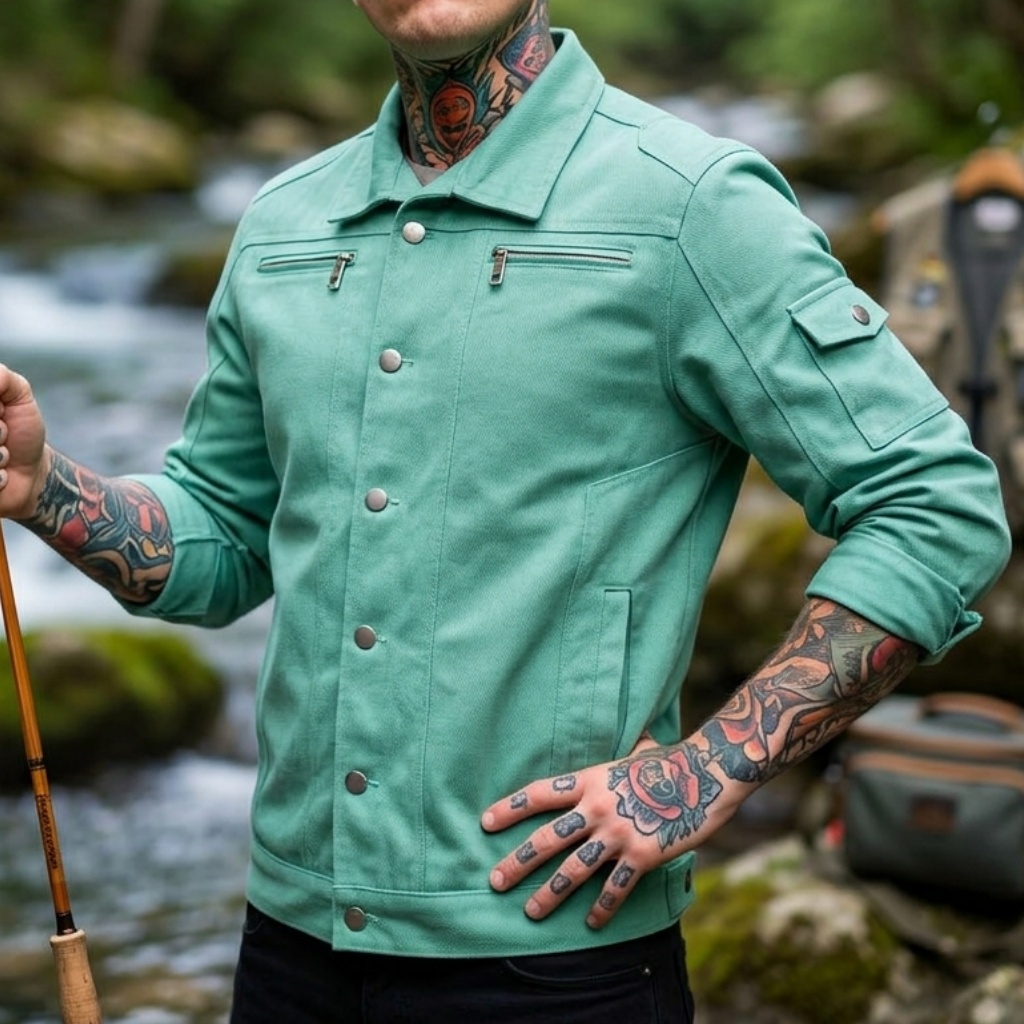 Denim jack in bikerstijl Heren - Street Fashion Jacket recensie en prijs