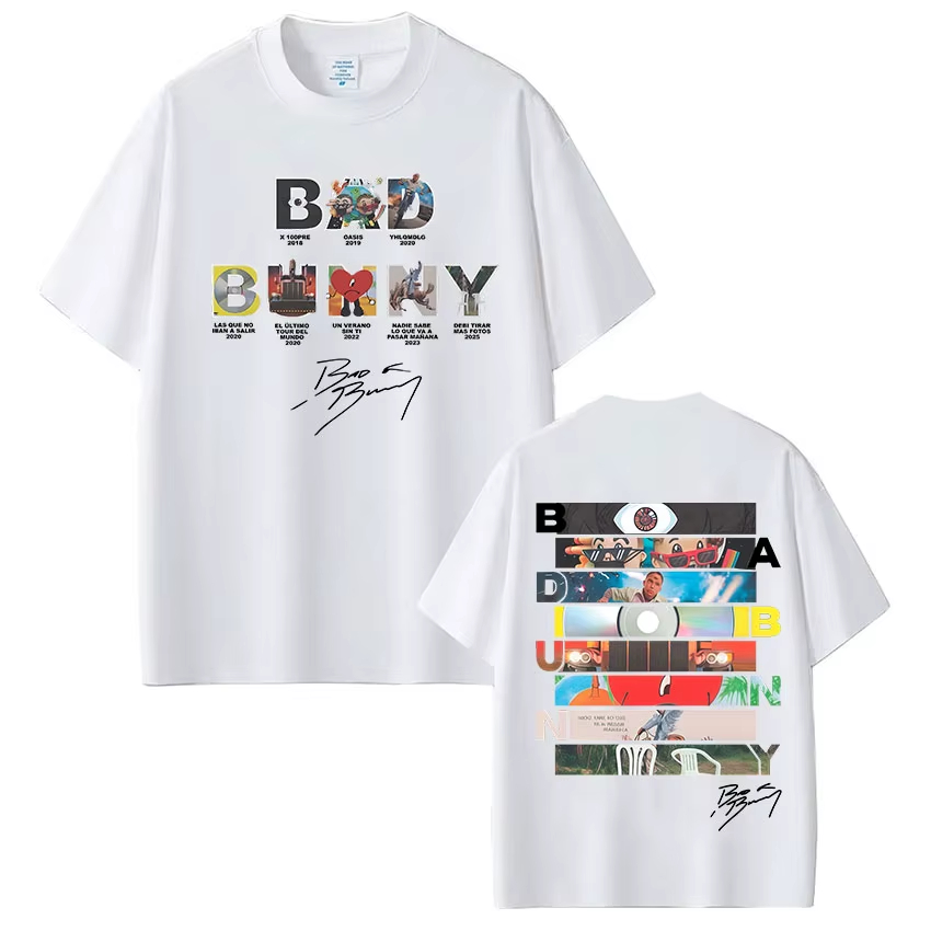 Rapzanger Bad Bunny Album Cove - Street Fashion Photo recensie en prijs