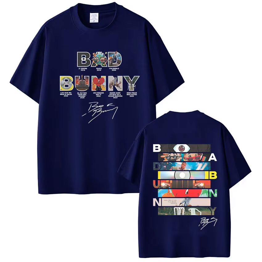 Rapzanger Bad Bunny Album Cove - Street Fashion Photo recensie en prijs
