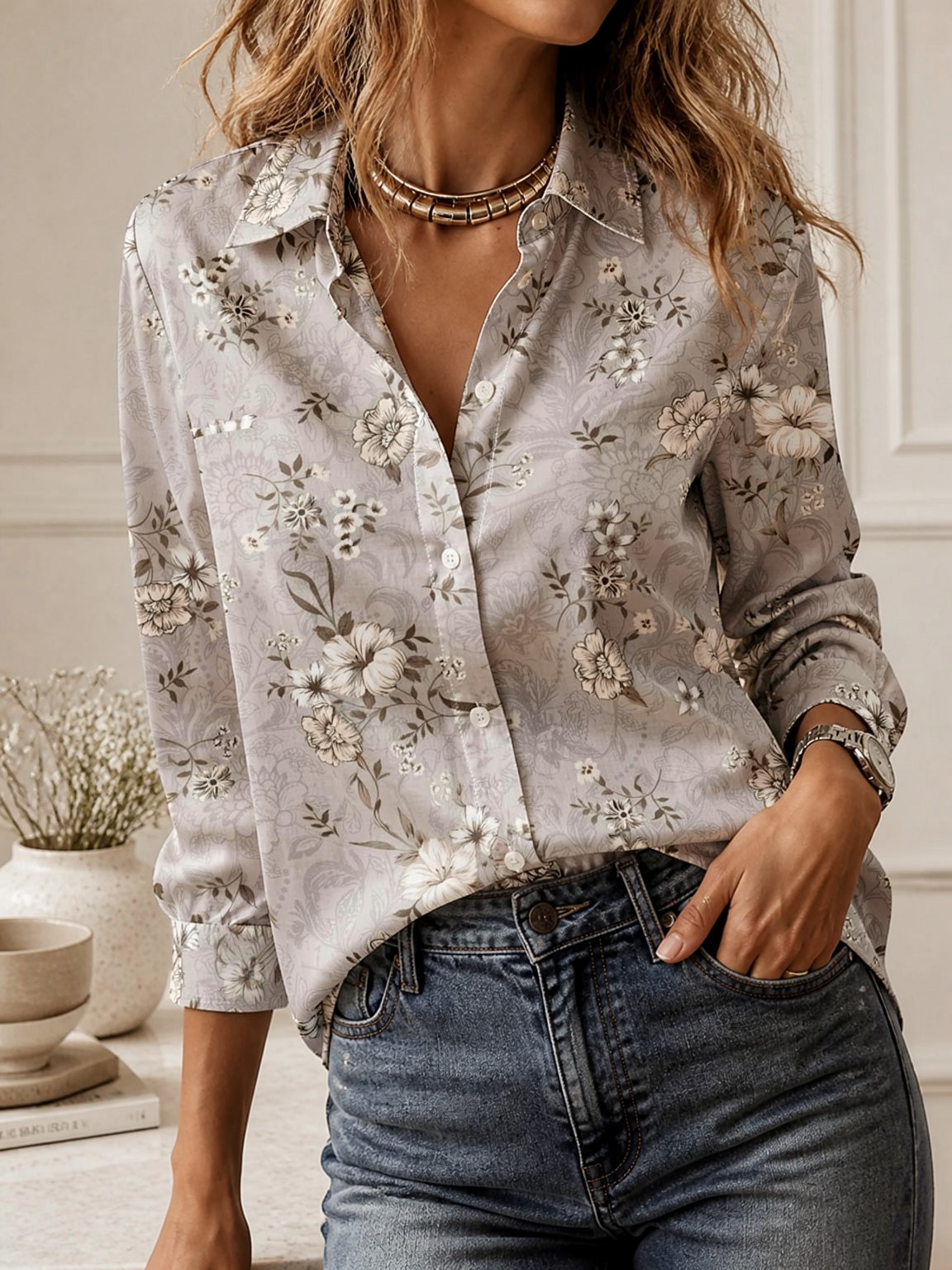 2026 Dames overhemd met lange  - Street Fashion Us recensie en prijs
