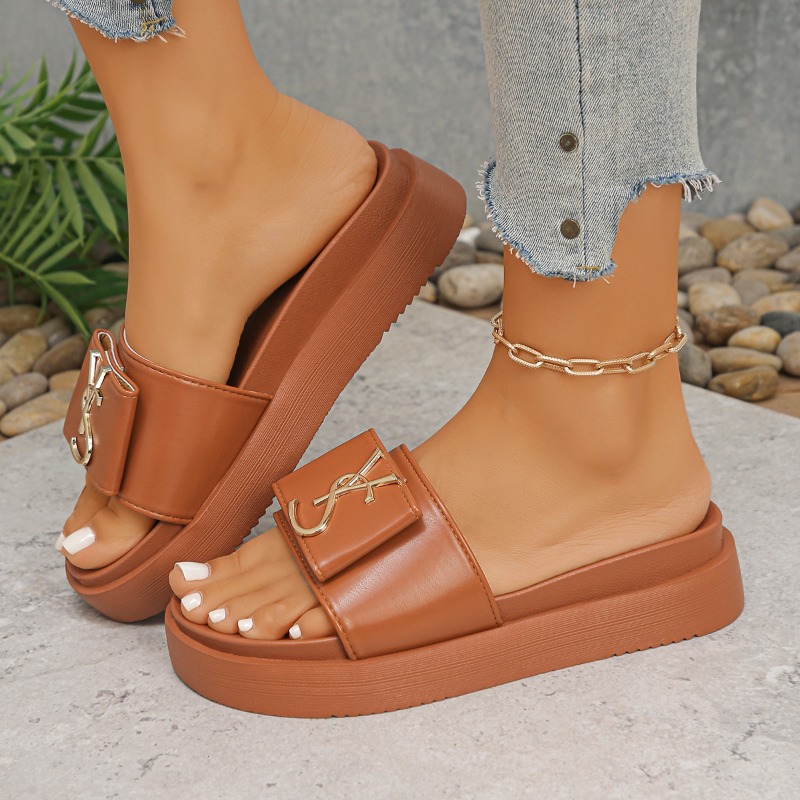 Luxe slippers dames plateau de - Street Fashion Luxury recensie en prijs