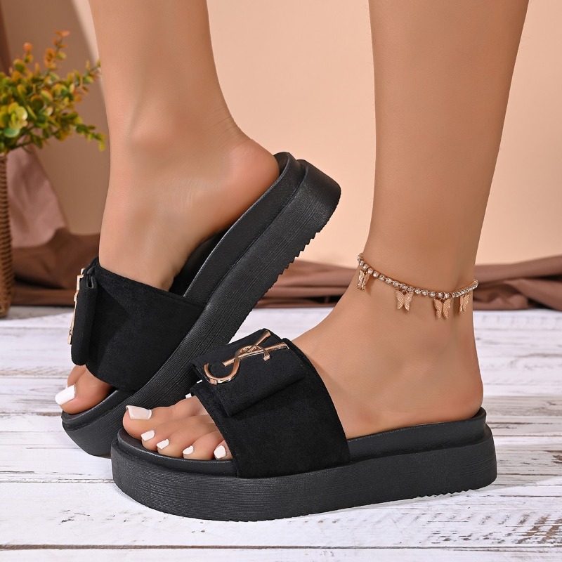 Luxe slippers dames plateau de - Street Fashion Luxury recensie en prijs