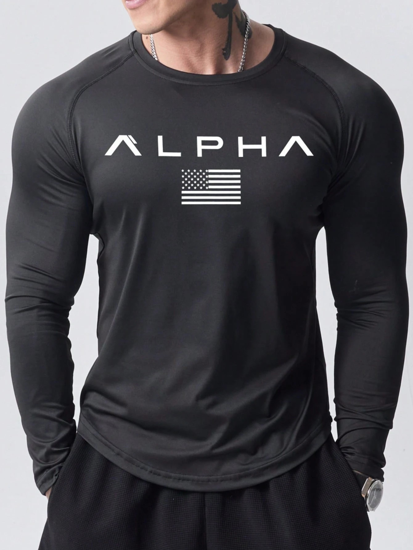 Nieuw heren T-shirt met lange  - Street Fashion Us recensie en prijs