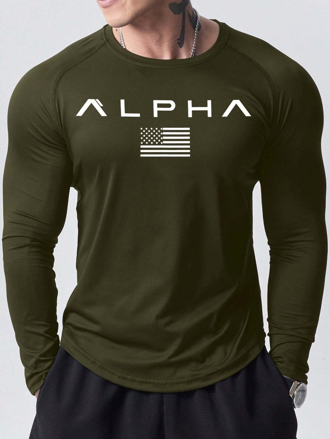 Nieuw heren T-shirt met lange  - Street Fashion Us recensie en prijs