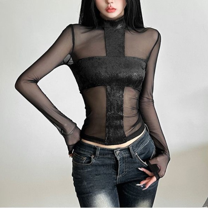Amerikaanse stijl mesh bodysui - Mesh Top Layering recensie en prijs
