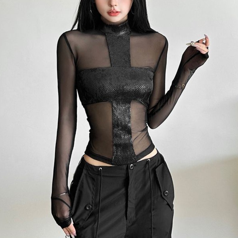 Amerikaanse stijl mesh bodysui - Mesh Top Layering recensie en prijs