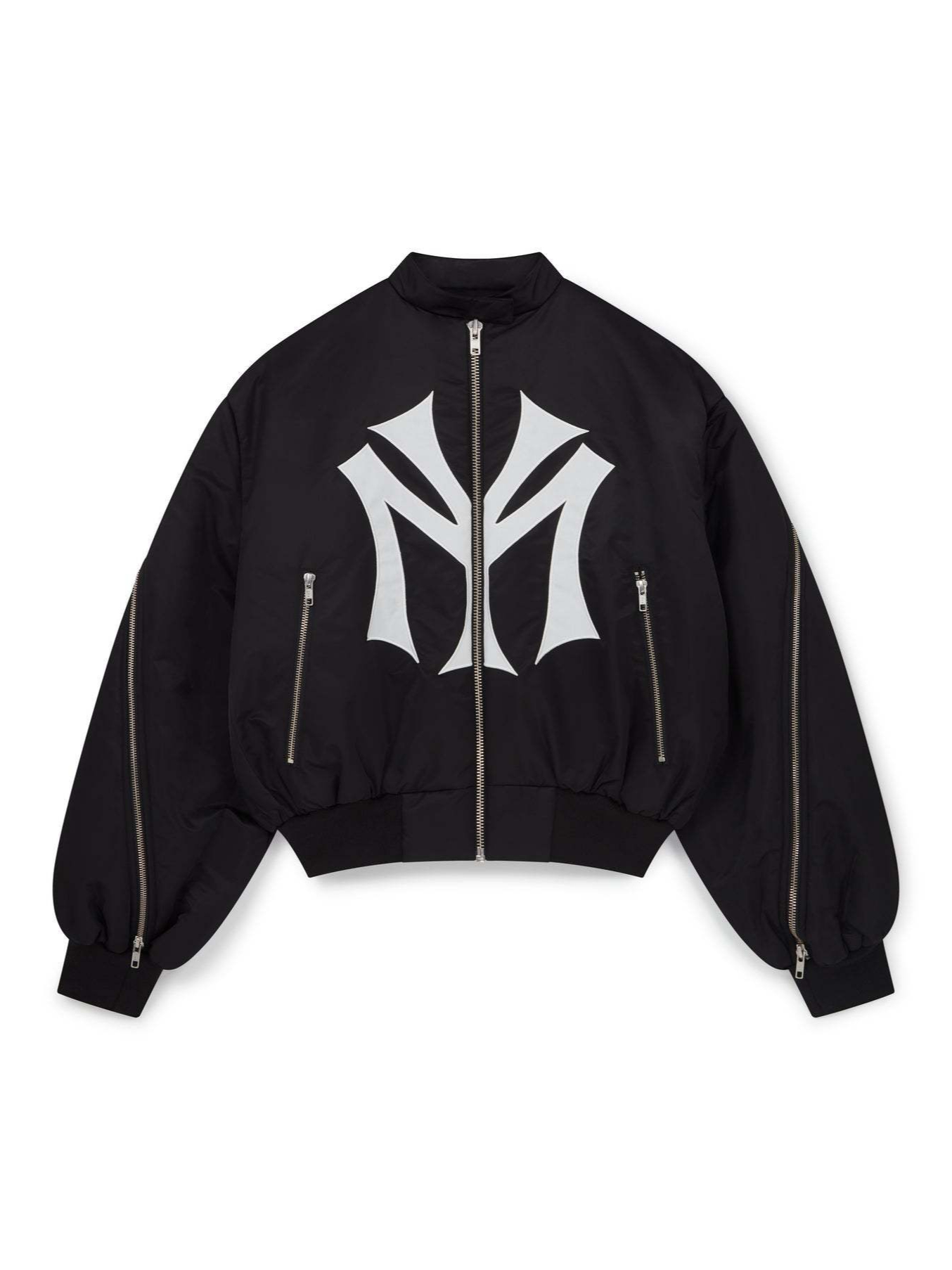 Gekropt bomberjack oversized m - Street Fashion Logo recensie en prijs