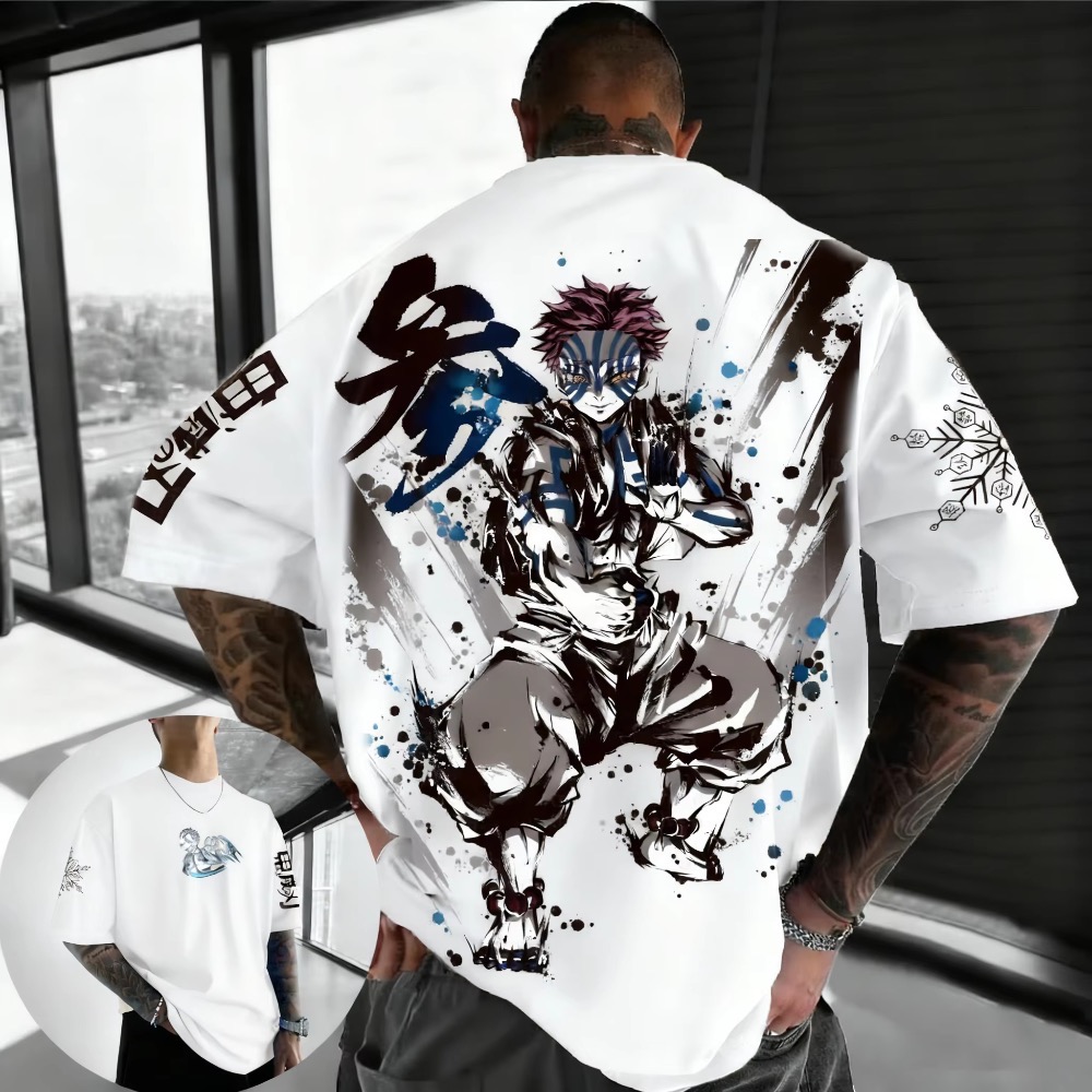 Zomer Plus Size Demon Slayer A - Street Fashion Of Japan recensie en prijs