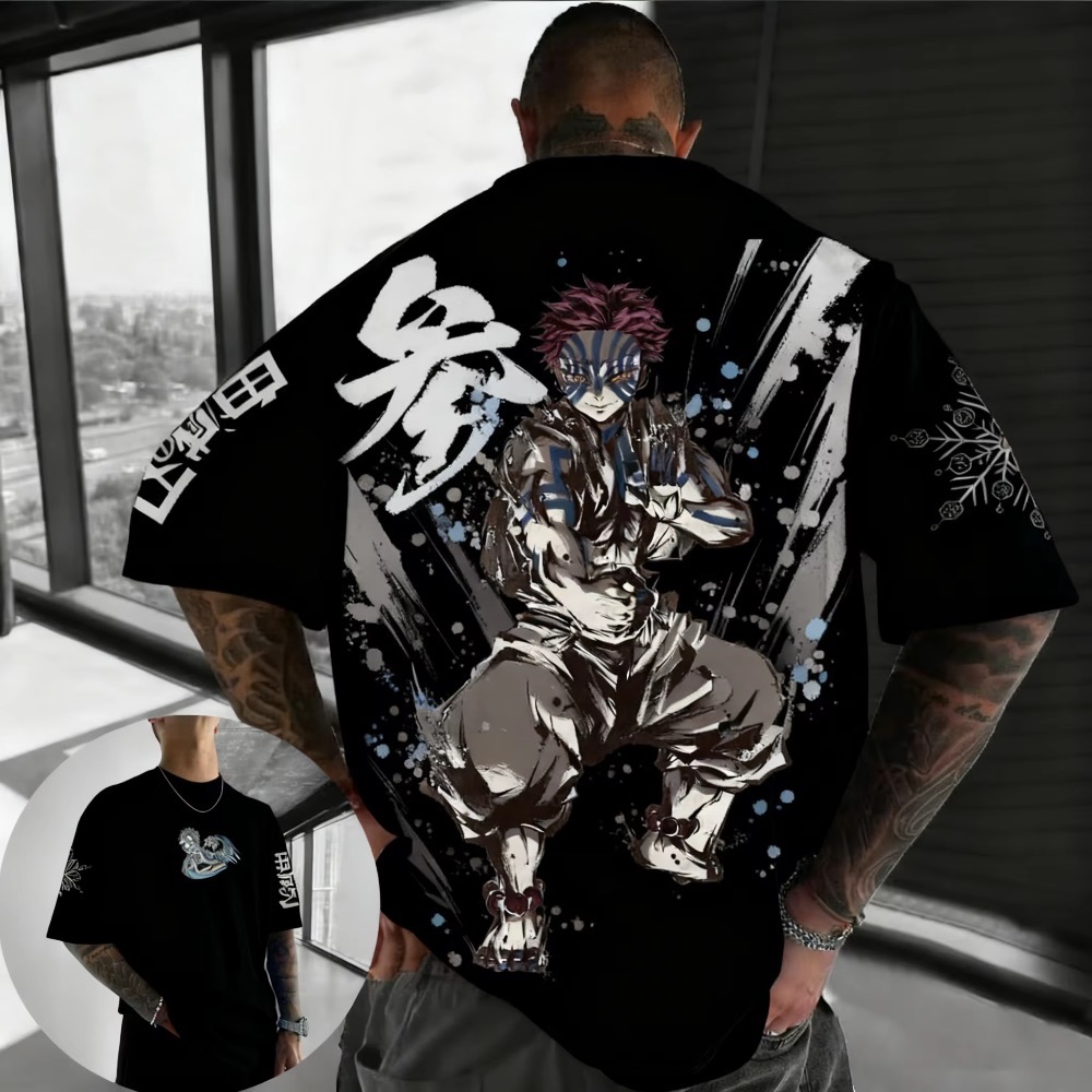 Zomer Plus Size Demon Slayer A - Street Fashion Of Japan recensie en prijs
