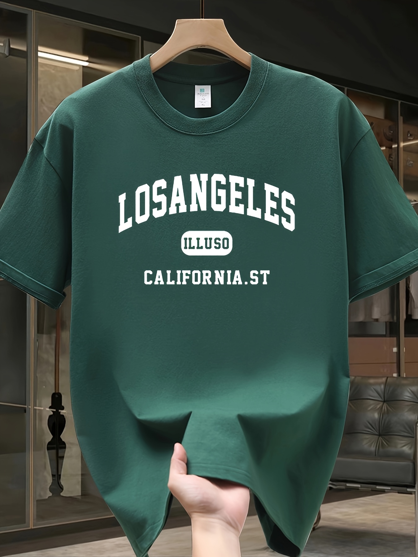 Los Angeles Letter T-shirt met - Street Fashion Los Angeles recensie en prijs