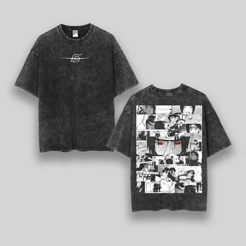 2026 zomer Naruto oversized T- - Street Fashion Logo recensie en prijs