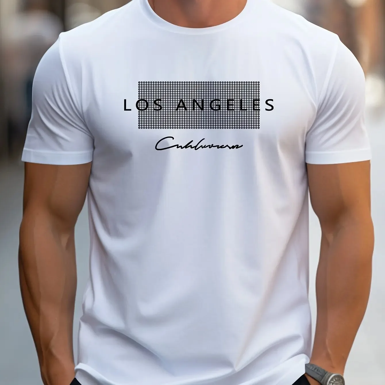 Zomer heren casual losse T-shi - Street Fashion Los Angeles recensie en prijs