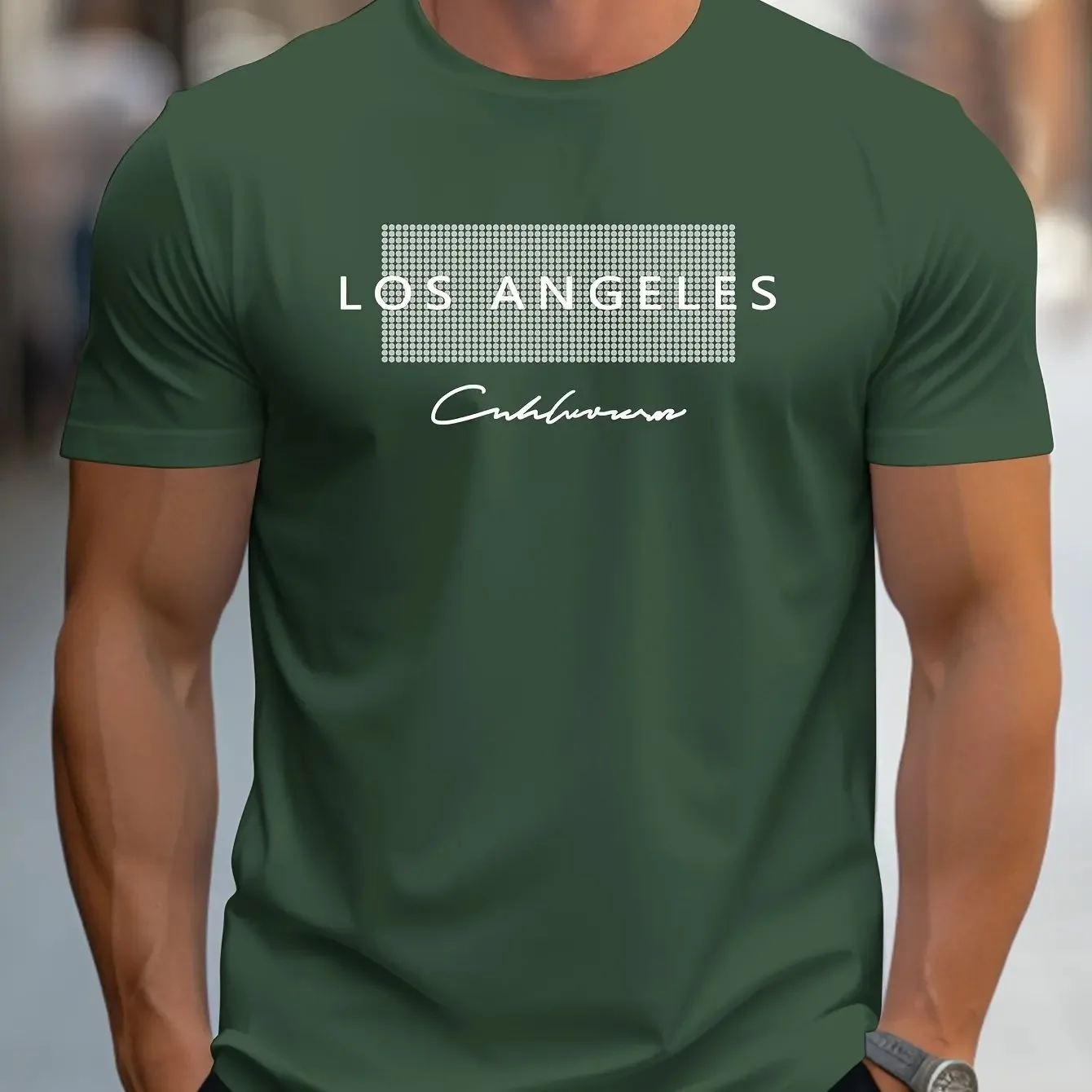 Zomer heren casual losse T-shi - Street Fashion Los Angeles recensie en prijs