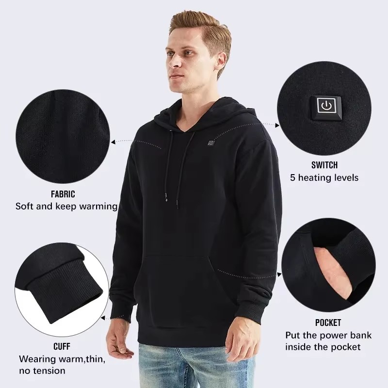 Vrouwen USB Verwarming Hoodies - Street Fashion Jacket recensie en prijs