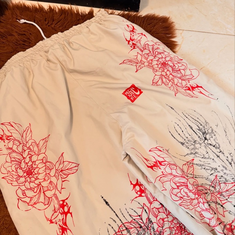 Harajuku Rode Spin Lelie Print - Street Fashion Of Japan recensie en prijs