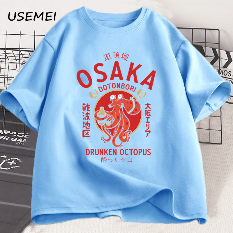 Osaka Dotonbori, grafische T-s - Street Fashion Osaka recensie en prijs