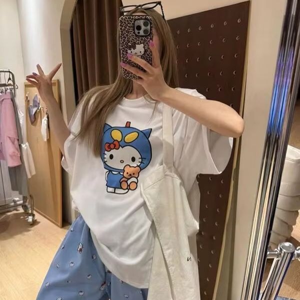 T-shirt met korte mouwen en He - Street Fashion Us recensie en prijs
