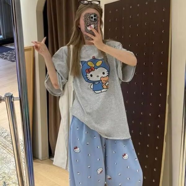 T-shirt met korte mouwen en He - Street Fashion Us recensie en prijs