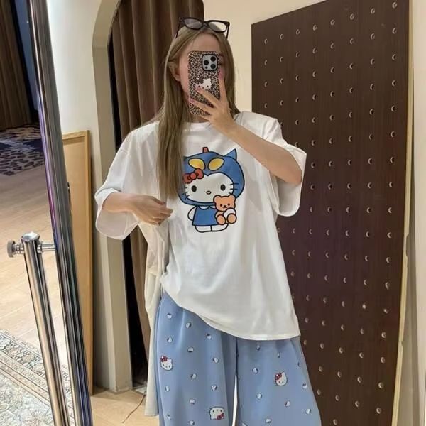 T-shirt met korte mouwen en He - Street Fashion Us recensie en prijs