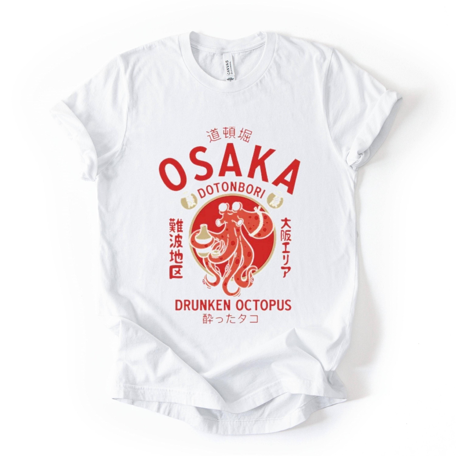 Osaka Octopus Graphic Tee, Jap - Street Fashion Osaka recensie en prijs