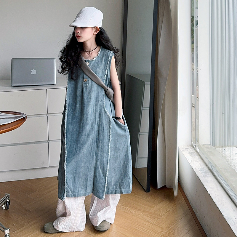 Losse stijl kinderen luxe zome - Girl Fashion Street recensie en prijs