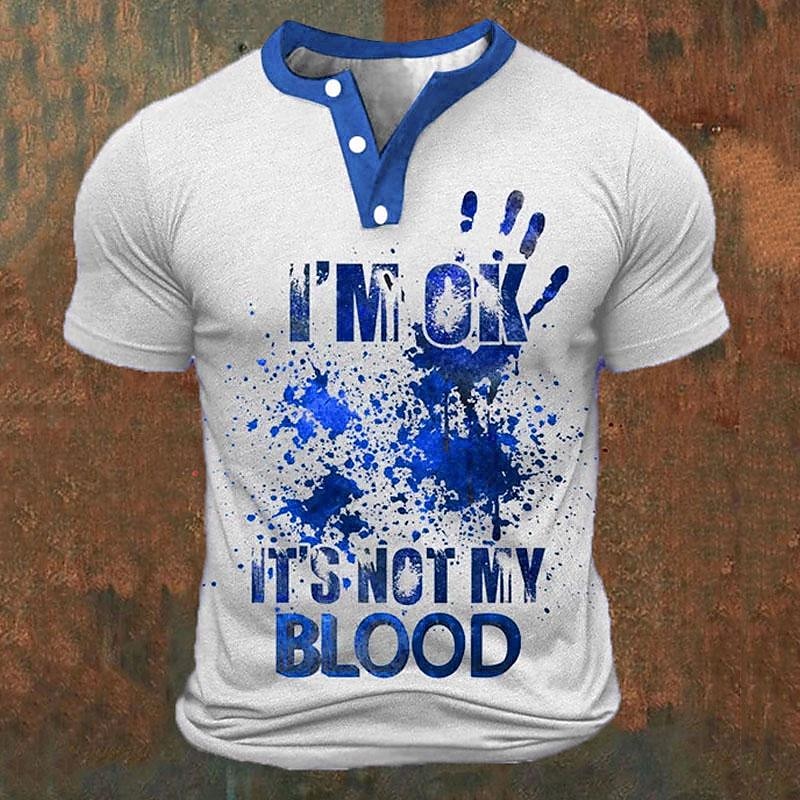 Grappige 3D-letterprint heren  - Street Fashion Clothing recensie en prijs