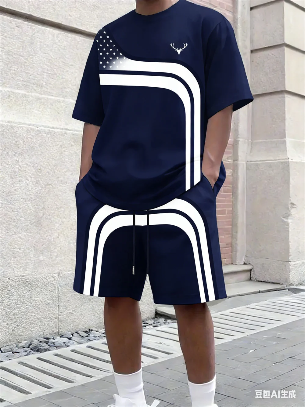 Mode Zomer Heren Streepprint C - Street Fashion Clothing recensie en prijs
