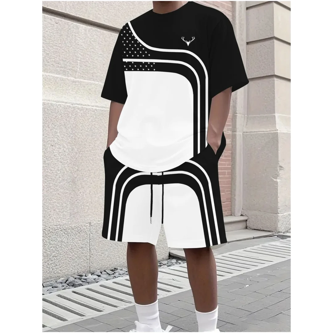 Mode Zomer Heren Streepprint C - Street Fashion Clothing recensie en prijs