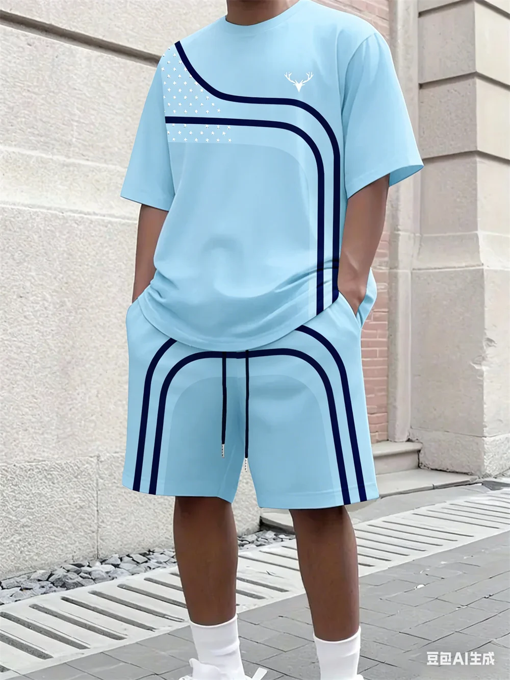 Mode Zomer Heren Streepprint C - Street Fashion Clothing recensie en prijs