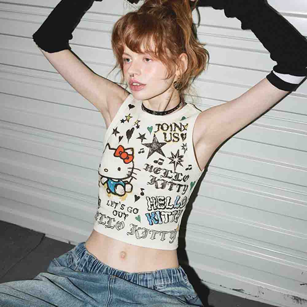 Sanrio Hello Kitty dames top m - Girl Fashion Street recensie en prijs
