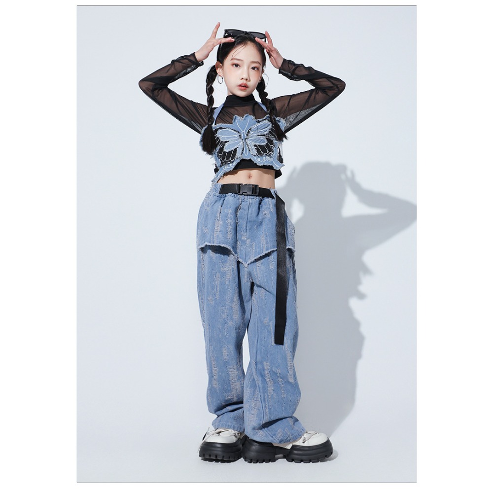 Jazz Hip Hop Dansset Mesh vlin - Street Fashion Jacket recensie en prijs