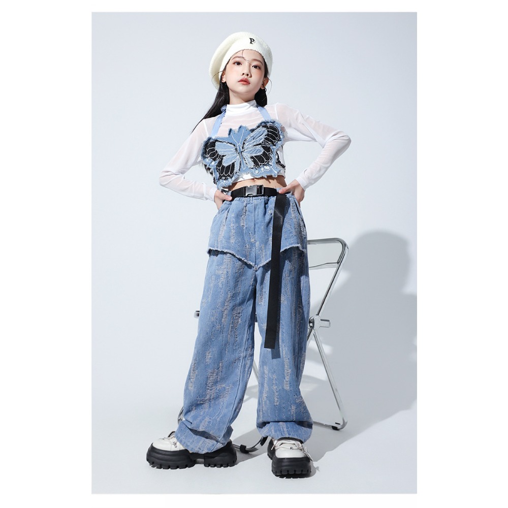 Jazz Hip Hop Dansset Mesh vlin - Street Fashion Jacket recensie en prijs