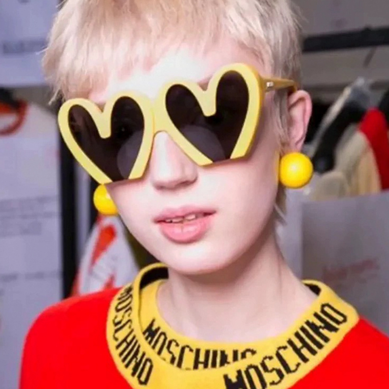 Mode Nieuwe Perzik Hart Zonneb - Street Fashion Photo recensie en prijs