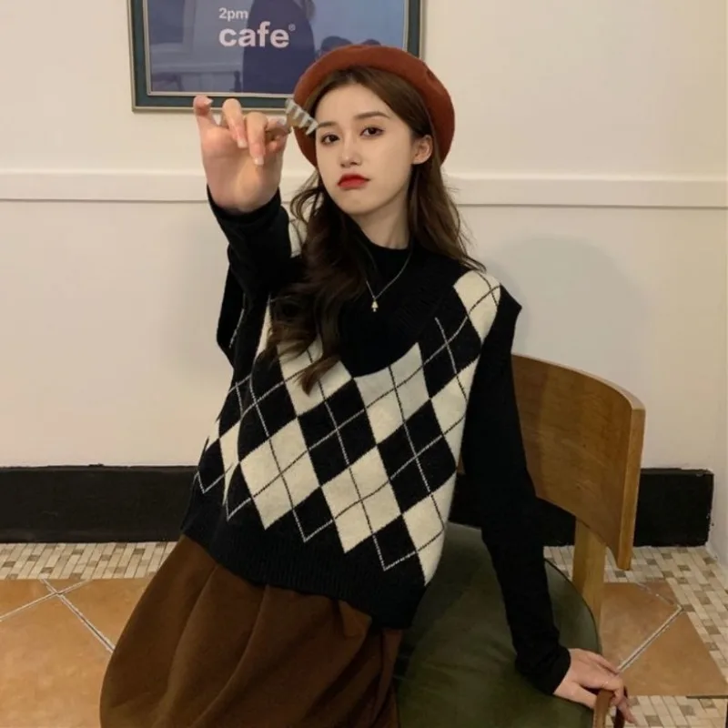 Trui Vesten Vrouwen Argyle Har - Street Fashion Of Japan recensie en prijs